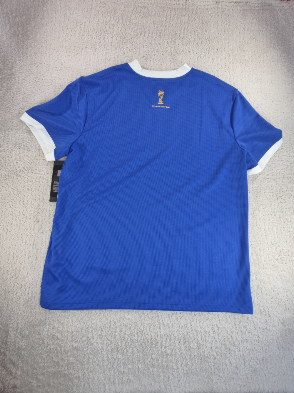FIFA World Cup 2026 Italy Soccer Jersey XL Blue ITALIA Azzurri FIFA 126 NWT - Picture 9 of 10